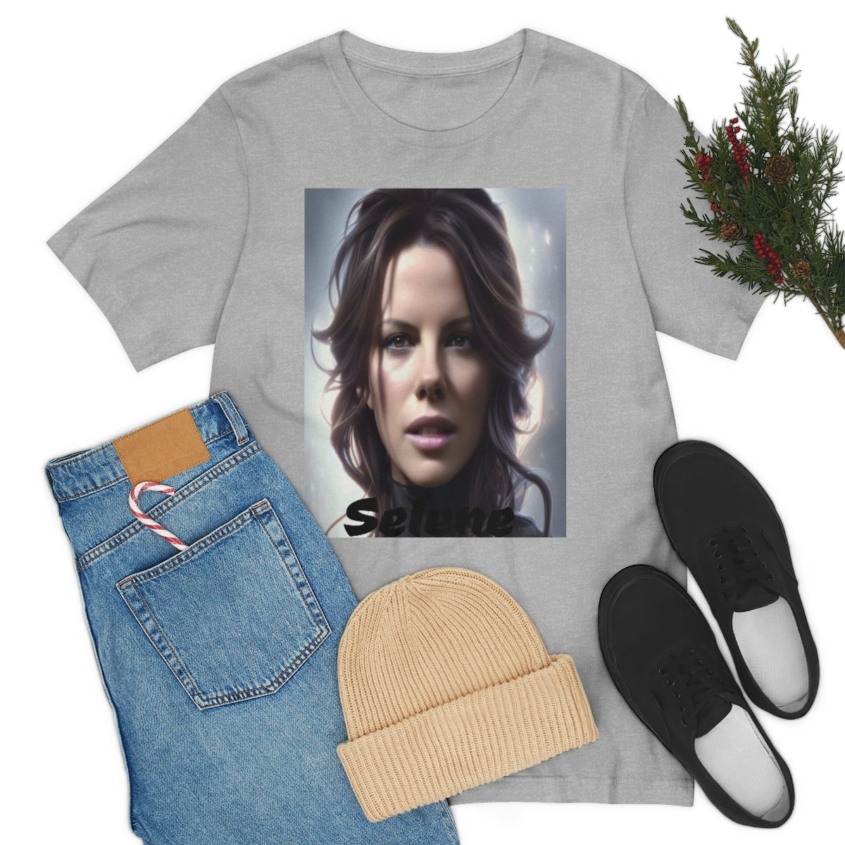 Unisex Jersey Short Sleeve Tee Selene (underworld) Kate Beckinsale movie tribute shirt