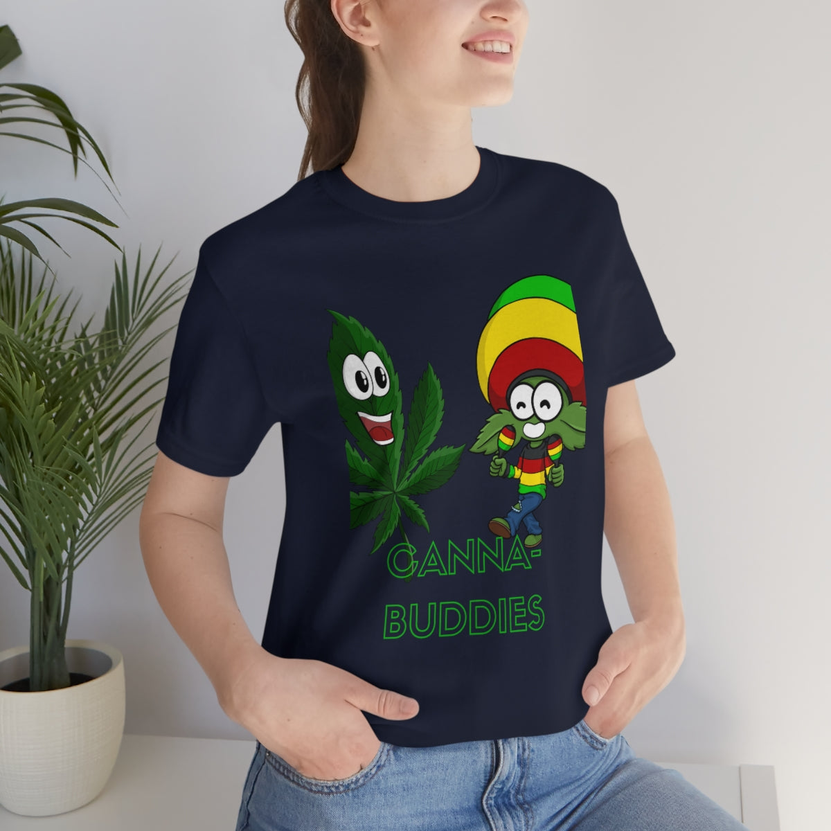 Unisex Jersey Short Sleeve Tee Canna-Buddies