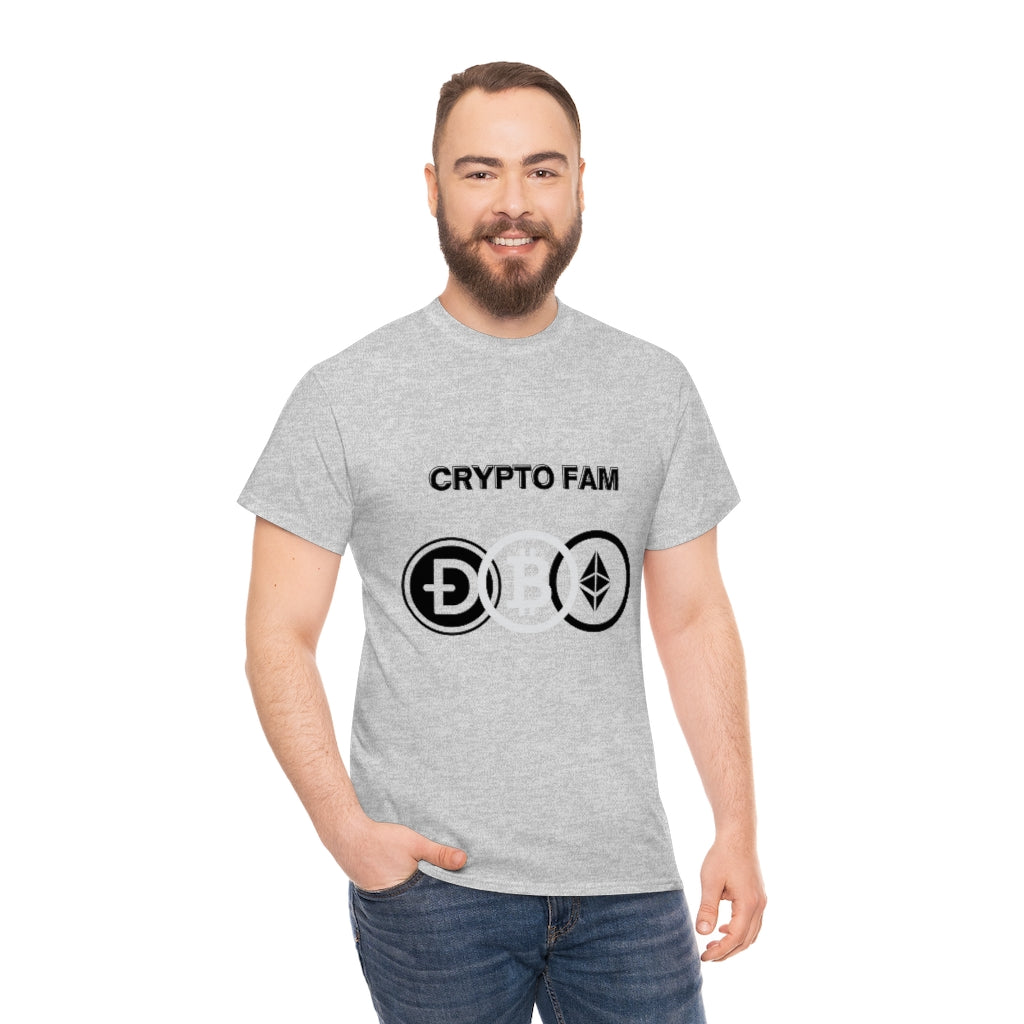 Unisex Heavy Cotton Tee Crypto Fam