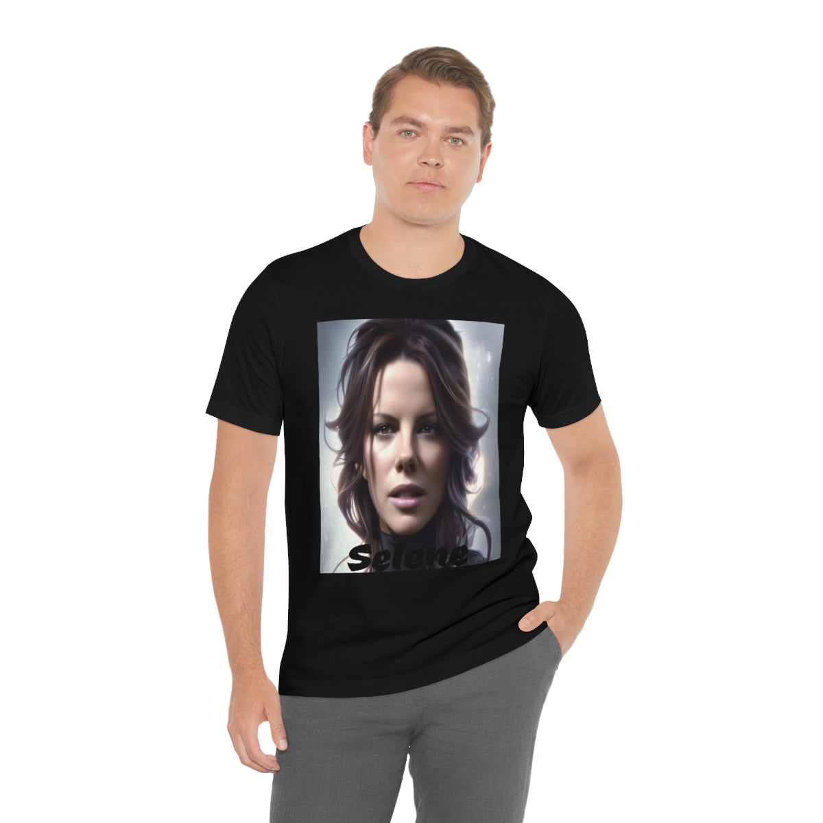 Unisex Jersey Short Sleeve Tee Selene (underworld) Kate Beckinsale movie tribute shirt