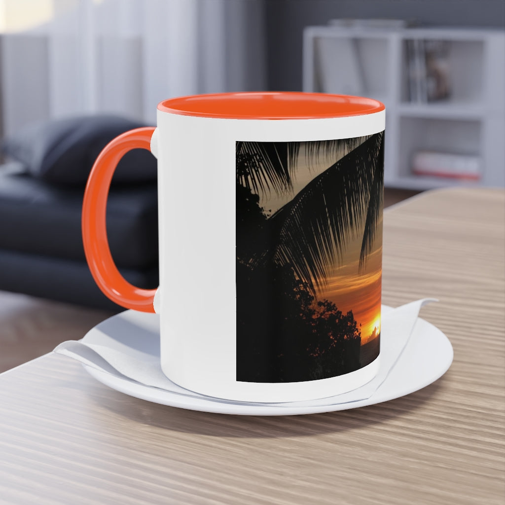 Two-Tone Coffee Mug, 11oz