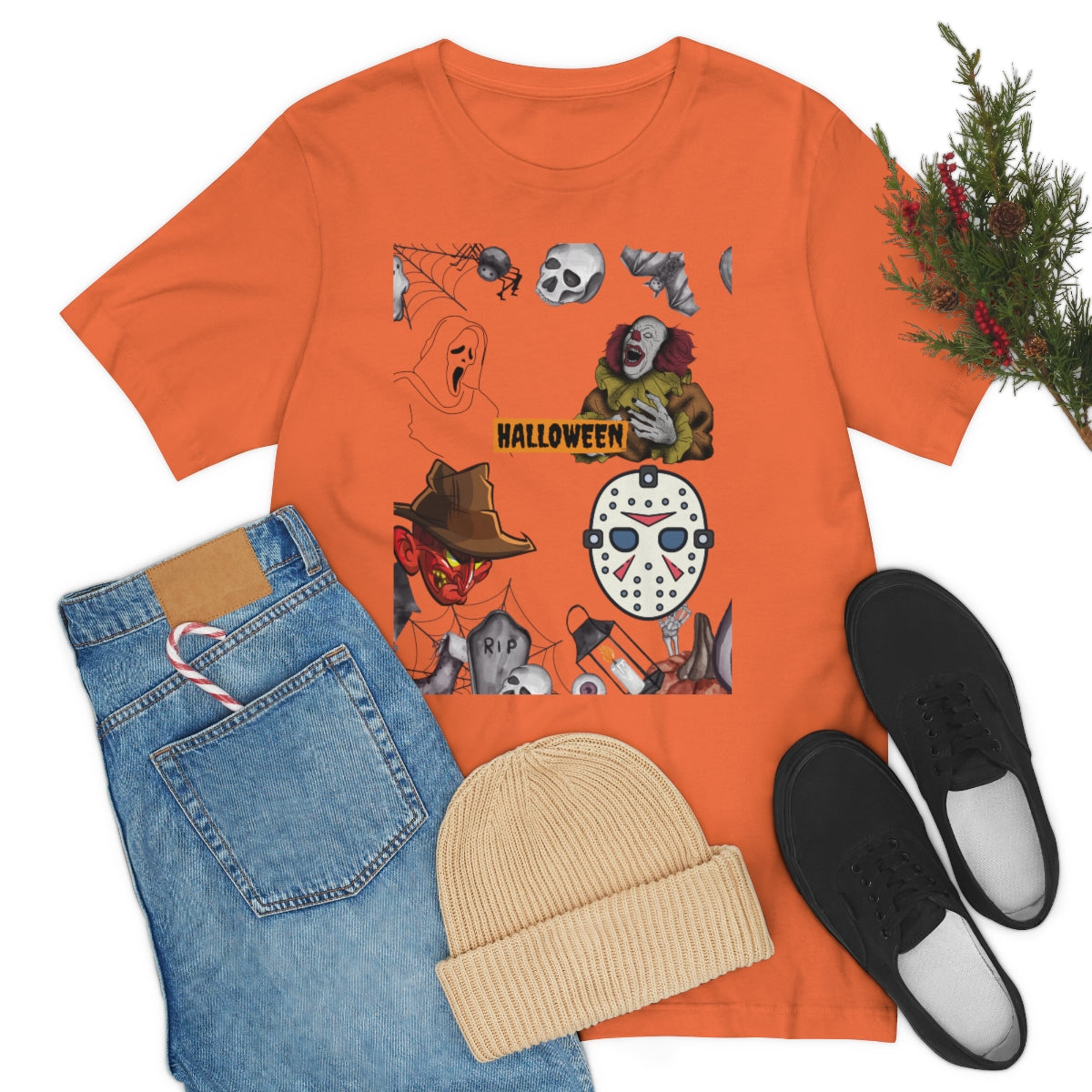 Unisex Jersey Short Sleeve Tee Halloween Horror