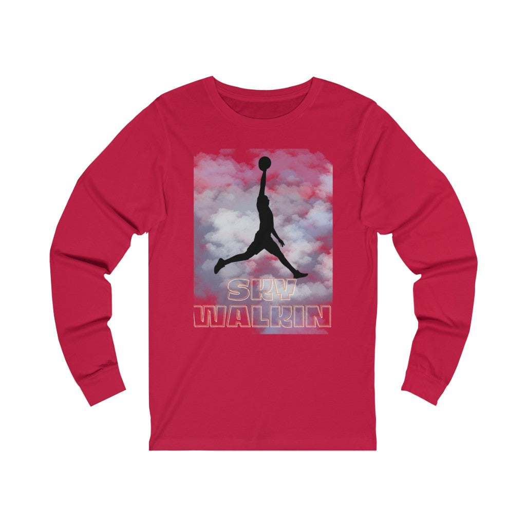 Unisex Jersey Long Sleeve Tee Sky Walkin