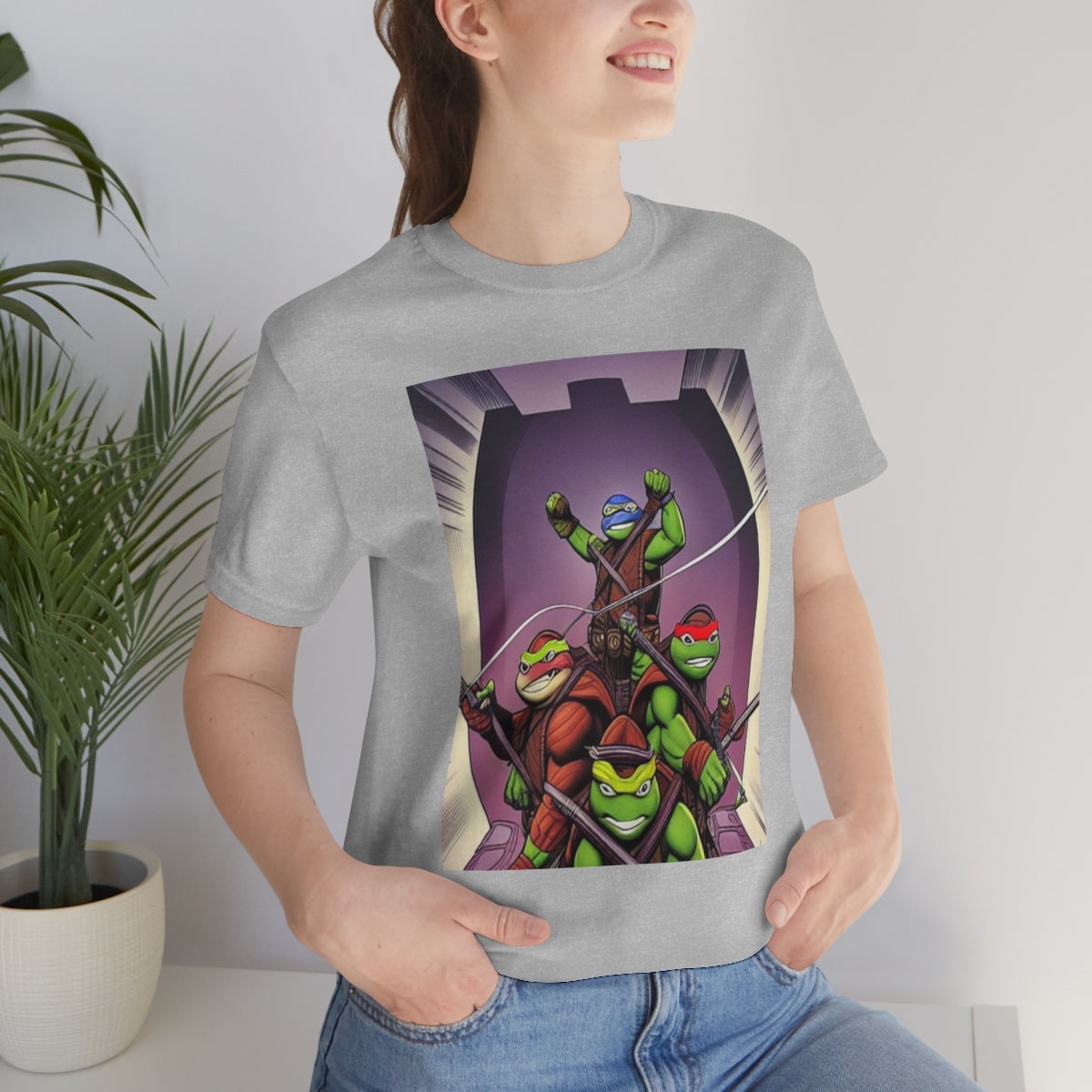 Unisex Jersey Short Sleeve Tee tmnt ai design